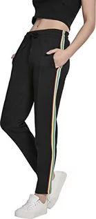 Spodnie damskie - Urban Classics Damskie spodnie do biegania Track Pants Multicolor Taping - grafika 1