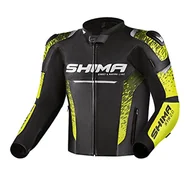 Odzież motocyklowa - SHIMA Męska kurtka STR 2.0, czarny/Fluo, 54, Czarny/fluo - miniaturka - grafika 1