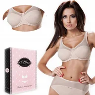 Biustonosze - ﻿Biustonosz miękki wygodny Havana Alles beżowy 75E - miniaturka - grafika 1