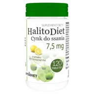 Witaminy i minerały - Vitadiet HalitoDiet Cynk do ssania cytrynowy - miniaturka - grafika 1