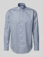 Koszule męskie - Koszula casualowa o kroju regular fit z kołnierzykiem typu button down - miniaturka - grafika 1