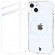 Etui i futerały do telefonów - Bizon Etui Case Pure MagSafe do Apple iPhone 13 przezroczyste - miniaturka - grafika 1