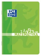 Zeszyty szkolne - Oxford Zeszyt matematyka A4 60k 90g kratka z marginesem 400150840 400150840 - miniaturka - grafika 1