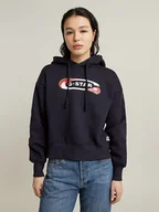 Bluzy damskie - G-Star Bluza w kolorze czarnym - miniaturka - grafika 1