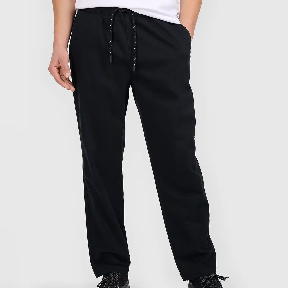 Spodnie Męskie 4F Joggery Sportowe Dresy Proste Czarne 4FWMM00TTROM1675 3XL