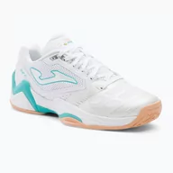 Buty sportowe damskie - Buty do tenisa damskie Joma Set Lady T white/sky blue - miniaturka - grafika 1