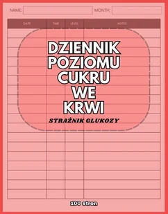 Dziennik poziomu cukru we krwi i strażnik glukozy. 365 dni równowagi - E-booki - poradniki - miniaturka - grafika 1