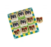 Gry planszowe - Nefere Kółko i Krzyżyk kotek i piesek - miniaturka - grafika 1