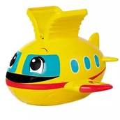 Zabawki do kąpieli - ABC zabawki dla niemowląt: samolot na wodę, 8 cm - żółty - miniaturka - grafika 1