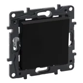 Wyłączniki światła i elektryczne - Niloe step czarny łącznik schodowy - miniaturka - grafika 1