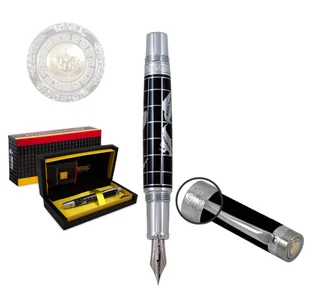 Pióro wieczne Regal RE31P z serii OXFORD MAP, czarne - Pióra wieczne - miniaturka - grafika 1