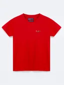 Koszulki i topy damskie - BIG STAR Koszulka "Lidia" w kolorze czerwonym - miniaturka - grafika 1