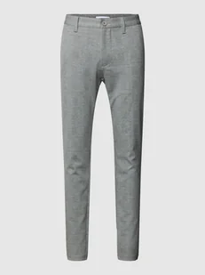 Spodnie materiałowe o kroju slim tapered fit z wpuszczanymi kieszeniami model ‘MARK’ - Spodnie męskie - miniaturka - grafika 1