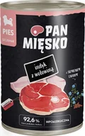 Mokra karma dla psów - Pan Mięsko Karma mokra dla szczeniąt Indyk i Wołowina 400g - miniaturka - grafika 1