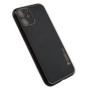 Beline Beline Etui Leather Case iPhone 12 mini czarny/black - Etui i futerały do telefonów - miniaturka - grafika 1