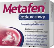 Układ moczowy i płciowy - Polpharma Metafen rozkurczowy 40 mg x 40 tabl - miniaturka - grafika 1