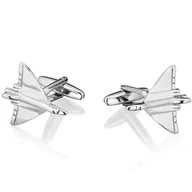 Spinki do mankietów i krawatów - Spinki do mankietów X2 Samolot Wojskowy - Bombowiec Vulcan - miniaturka - grafika 1