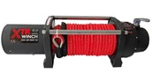 Wciągarki - Wyciągarka XTR 8000 lbs [3629 kg] z liną syntetyczną 12V + hak (lina: 10 mm czerwona dyneema 25m 10400kg +hak) 81880013 - miniaturka - grafika 1