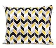 Poszewki na poduszki - Poszewka 70x80 bawełniana Geometric Yellow - miniaturka - grafika 1