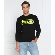 Bluzy męskie - Replay Bluza | Regular Fit - miniaturka - grafika 1