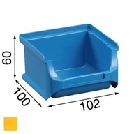 Skrzynki i torby narzędziowe - Allit pojemnik ProfiPlus nr 1, żółty 102x100x60mm (456202) - miniaturka - grafika 1