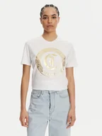 Koszulki i topy damskie - Just Cavalli T-Shirt 78PAHT01 Biały Regular Fit - miniaturka - grafika 1