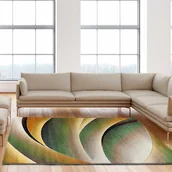 Dywany - Prostokątny zielony dywan wewnętrzny 120 x 170 cm LIBET modern - ATTICGO - miniaturka - grafika 1