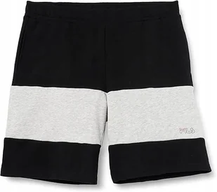 FILA SPORTOWE KRÓTKIE SPODENKI CZARNE Z SZARYM PASKIEM XS J9A - Spodenki męskie FILA SPORTOWE KRÓTKIE SPODENKI CZARNE Z SZARYM PASKIEM XS J9A - Spodenki męskie - miniaturka - grafika 1