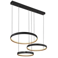 Lampy sufitowe - Globo Halli 67193-55H lampa wisząca zwis 1x55W LED 2700-6000K czarna/opalizowana - miniaturka - grafika 1