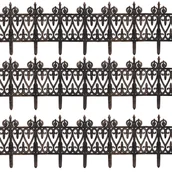 Ogrodzenia - Obrzeże łóżka Zestaw 2 mosiężnych elementów optycznych 3,80 m - miniaturka - grafika 1