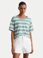 Koszulki i topy damskie - Marc O'Polo T-Shirt 516 2321 51241 Zielony Loose Fit - miniaturka - grafika 1