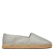 Espadryle damskie - Espadryle Calvin Klein Flat Espadrille - Jacq HW0HW02467 Szary - miniaturka - grafika 1