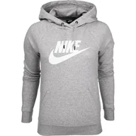Bluzy sportowe damskie - Bluza sportowa damska Nike W Essential Hoodie PO HBR - miniaturka - grafika 1