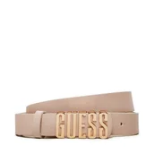 Paski - Pasek Damski Guess Meridian (BG) Belts BW9114 P4225 Beżowy - miniaturka - grafika 1