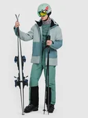 Spodnie narciarskie - 4F Spodnie narciarskie z szelkami membrana Dermizax 20000 męskie - oliwkowe M - miniaturka - grafika 1