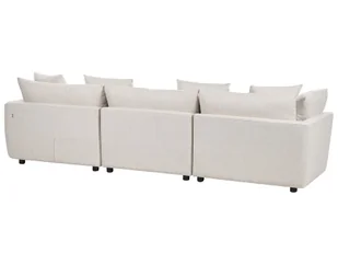 Sofa 3-osobowa z otomaną złamana biel SIGTUNA - Sofy i kanapy - miniaturka - grafika 5