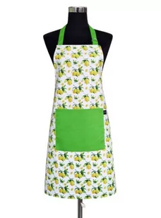Spod Igły i Nitki, Bawełniany fartuch kuchenny, LEMON, 60x75 cm - Fartuchy i rękawice kuchenne - miniaturka - grafika 1