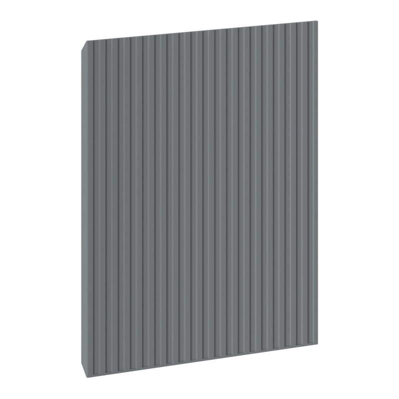Mexen Rivel front ryflowany do korpusu szafki łazienkowej 40 x 43,5 cm, grafit mat - 91A21-0400-470-1-66