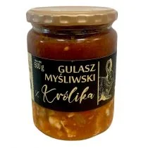 Króliki Amciu Gulasz myśliwski z królika bezglutenowy 500 g - Szybkie dania obiadowe - miniaturka - grafika 1