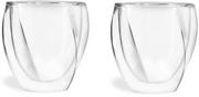 Szklanki - Viallidesign Komplet szklanek (2 szt.) z podwójnymi ściankami (250 ml) Cristallo Vialli Design - miniaturka - grafika 1