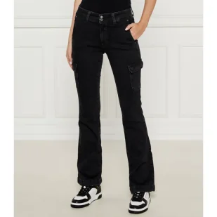 GUESS Jeansy flare fit - Spodnie damskie - miniaturka - grafika 1