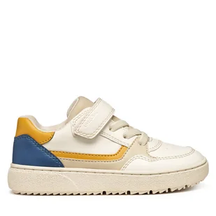 Sneakersy Geox J Theleven J56LDD 054FU C1M2G M Écru - Buty dla chłopców - miniaturka - grafika 1