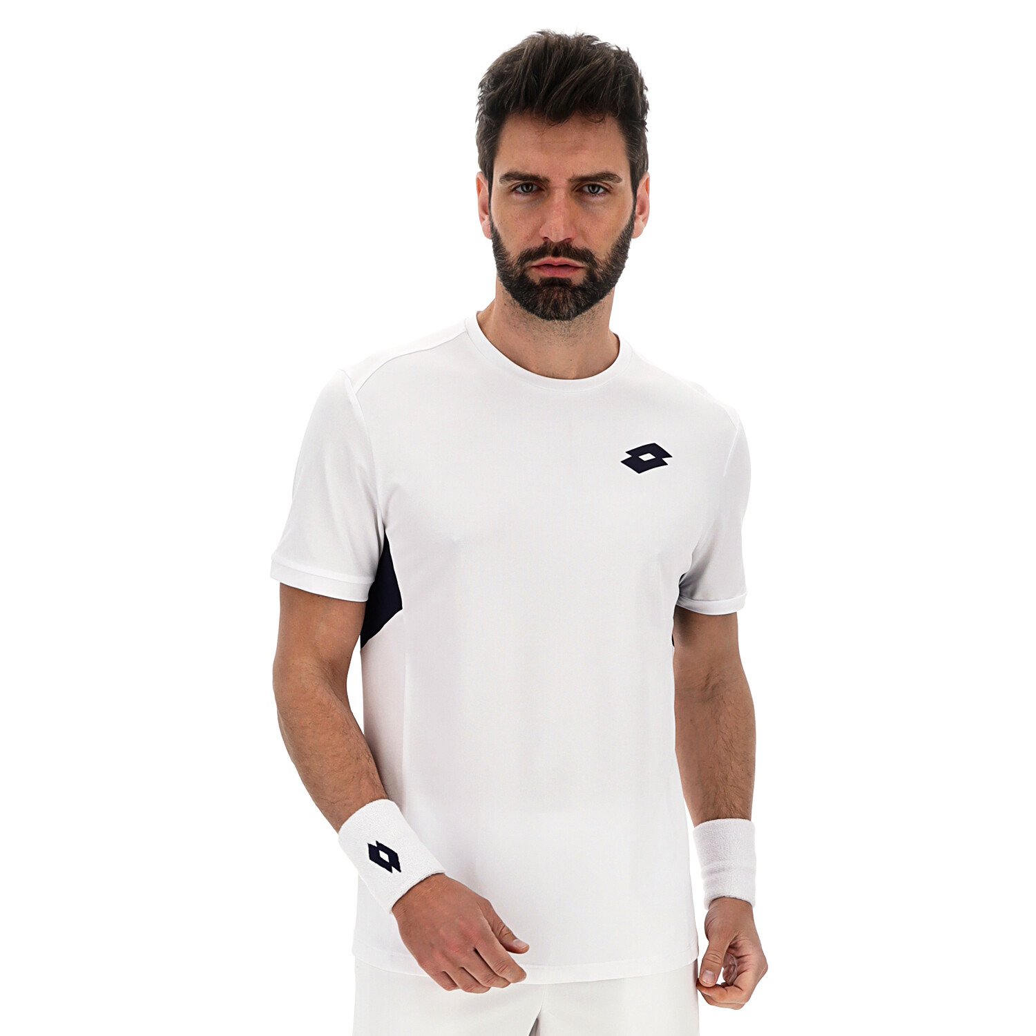Koszulka męska Lotto Squadra IV Tee Bright White M