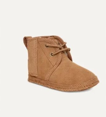 UGG ŚNIEGOWCE NIEMOWLĘCE BRĄZOWE SKÓRZANE 16 1ŻUE