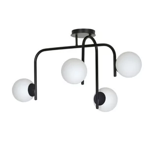 Emibig Kalf lampa wisząca 4-punktowa czarna 1030/4B - Lampy sufitowe - miniaturka - grafika 1