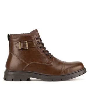 Trzewiki Lanetti BENGAL-03 MBS Brązowy - Botki męskie - miniaturka - grafika 1