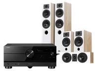 Kino domowe - Yamaha RX-A6A (czarny) + Diva 5 (dąb) + Diva 3 (dąb) + Diva 7 (dąb) - miniaturka - grafika 1