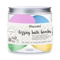 Kosmetyki do kąpieli - Nacomi Fizzing Bath Bombs zestaw musujących półkul do kąpieli mix zapachów 4szt - miniaturka - grafika 1