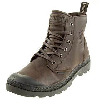 Botki damskie - Palladium Unisex Pampa Zip Leather ESS Boots botki 76888 czarne, Bison, 42 EU - grafika 1