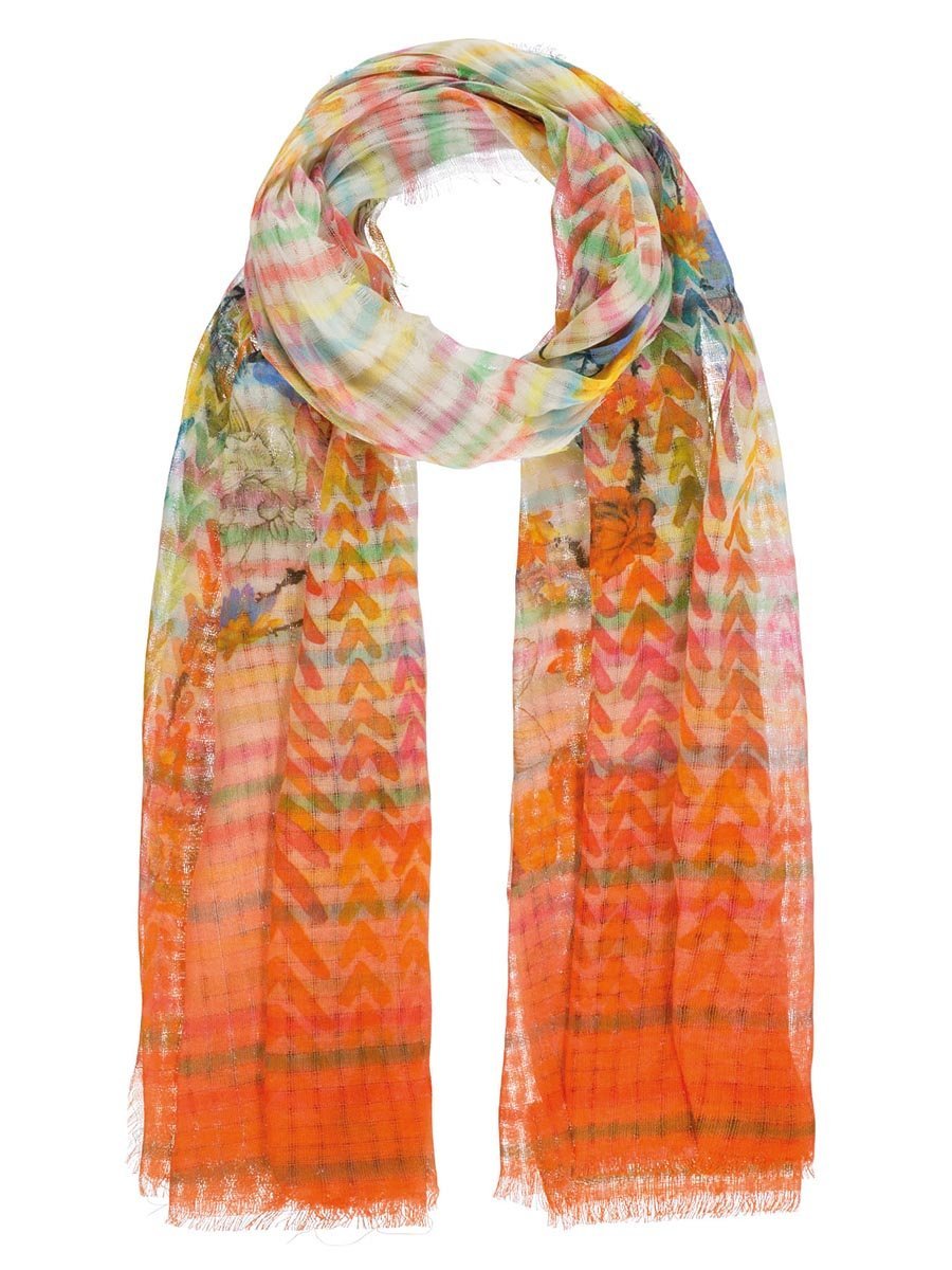 Szalik damski z nadrukiem cyfrowym Passigatti